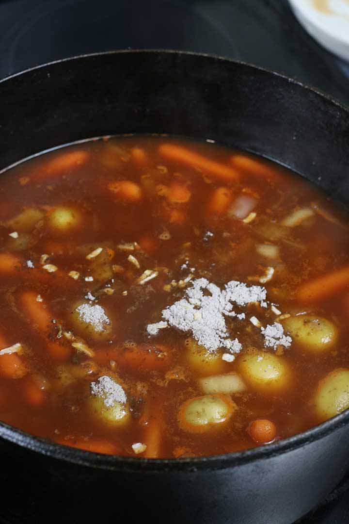 Add seasoning lipton recipe secrets to stew