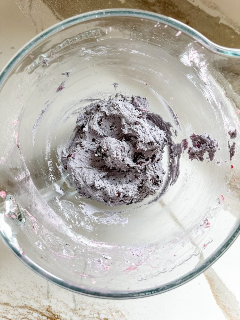 chocolate chips mixed into dough