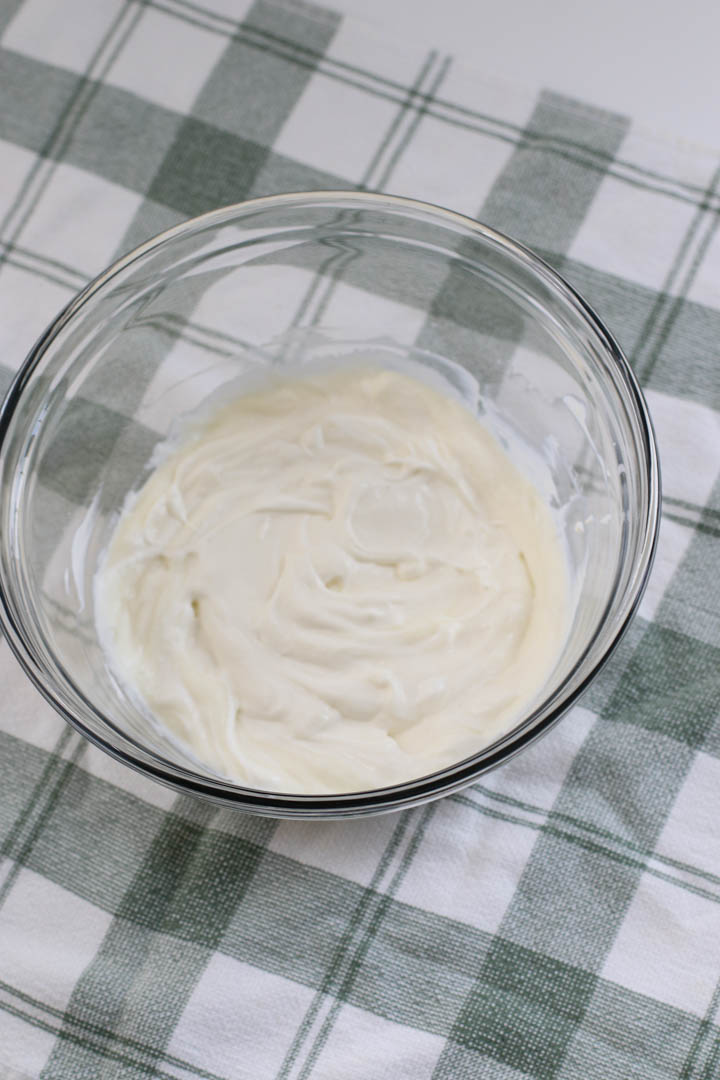 Yogurt, Sour Cream, and Mayonnaise mixed together.